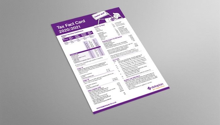 tax card 2020